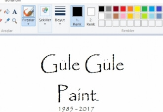 Microsoft gönlümüzde taht kuran programlarından Paint'i kaldırmayı planlıyor!